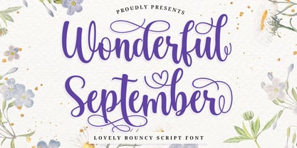 Wonderful September Fuente Póster 1