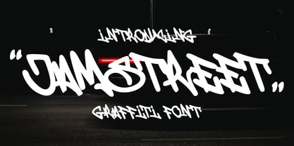 Jamstreet Graffiti Font Poster 1