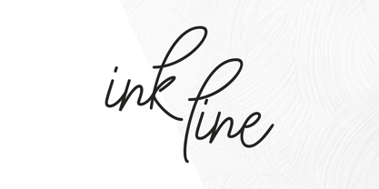 Ink Line Font Poster 1