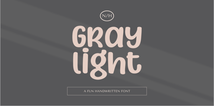 Gray Light Font Poster 1