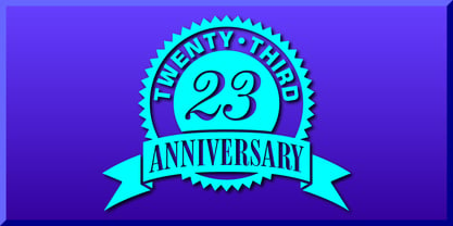 Anniversary Seals Font | Webfont & Desktop | MyFonts