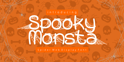 Spooky Monsta Font Poster 1