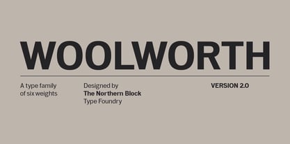 Woolworth Font Poster 1