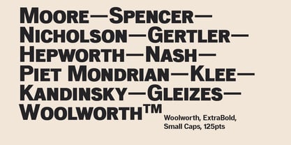 Woolworth Font Poster 8