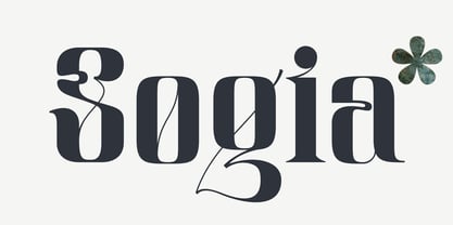 Sogia Font Poster 1