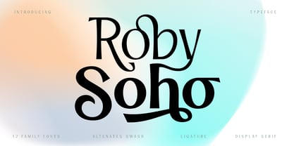 Roby Soho Fuente Póster 1
