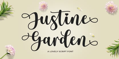 Justine Garden Fuente Póster 1