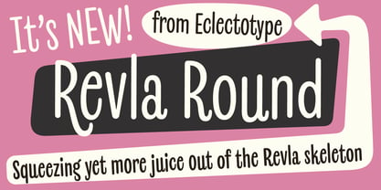 Revla Round Font Poster 1