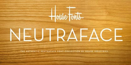 Neutraface Display Font Poster 1