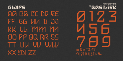 Basilisk Font Poster 6