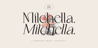 Milchella Font Poster 1