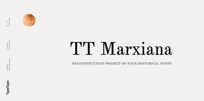 TT Marxiana Font Poster 1