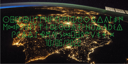 Ongunkan Iberian Script Font Poster 4