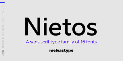 Nietos Font Poster 1