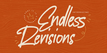 Endless Revisions Fuente Póster 1