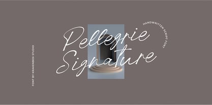 Pellegrie Signature Font Poster 1