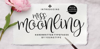 Miss Moonling Font Poster 1