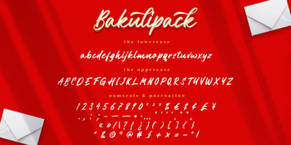 Bakulipack Font Poster 8