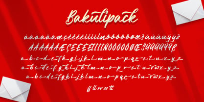Bakulipack Font Poster 9