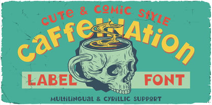 Caffeination Font Poster 1