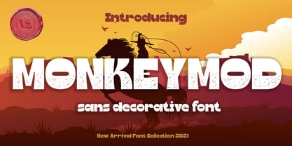 Monkeymod Font Poster 1