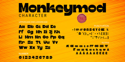 Monkeymod Font Poster 4