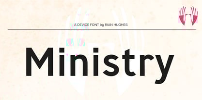 Ministry Font Poster 14