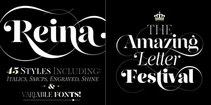 Reina Neue Font Poster 1