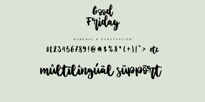 Good Friday Font Poster 6