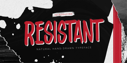 Resistant Font Poster 1