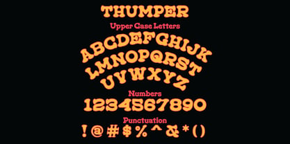 Thumper Font Poster 8