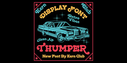 Thumper Font Poster 1