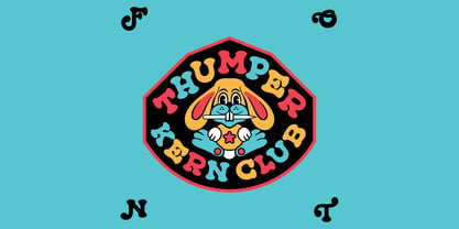 Thumper Font Poster 5