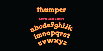 Thumper Font Poster 10