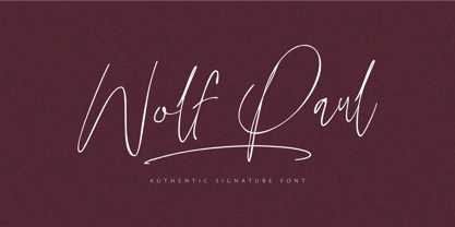 Wolf Paul Font Poster 1