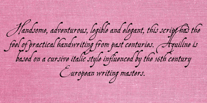 Aquiline Font Poster 4