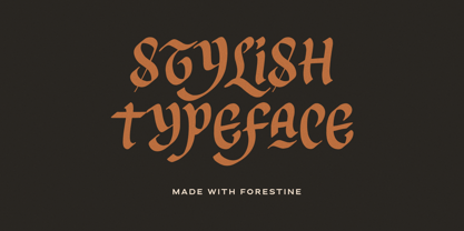 Forestine Font Poster 6