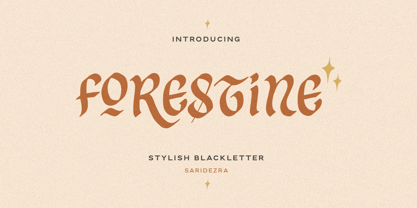 Forestine Font Poster 1