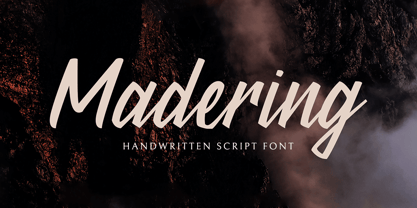 Madering Font Poster 1