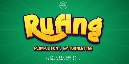 Rufing Font Poster 1