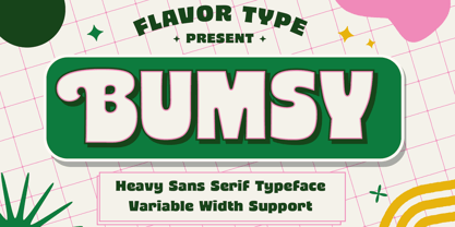 Bumsy Font Poster 1
