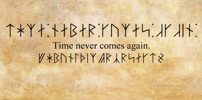 Ongunkan Armanen Runes Font Poster 3