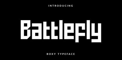 Battlefly Font Poster 1