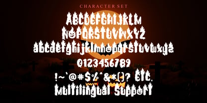 Ghost Flames Font Poster 10