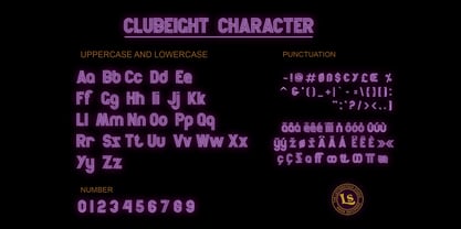 Clubeight Font Poster 5