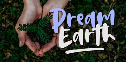 Dream Earth Font Poster 1