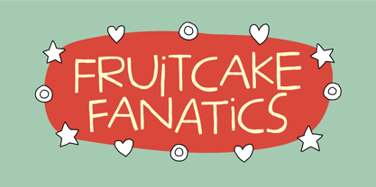 Fruitcake Fanatics Font Poster 1