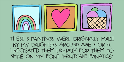 Fruitcake Fanatics Font Poster 2
