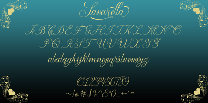 Savarella Font Poster 6