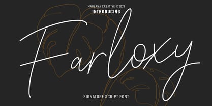 Farloxy Font Poster 1